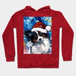 Papillon Santa Hoodie